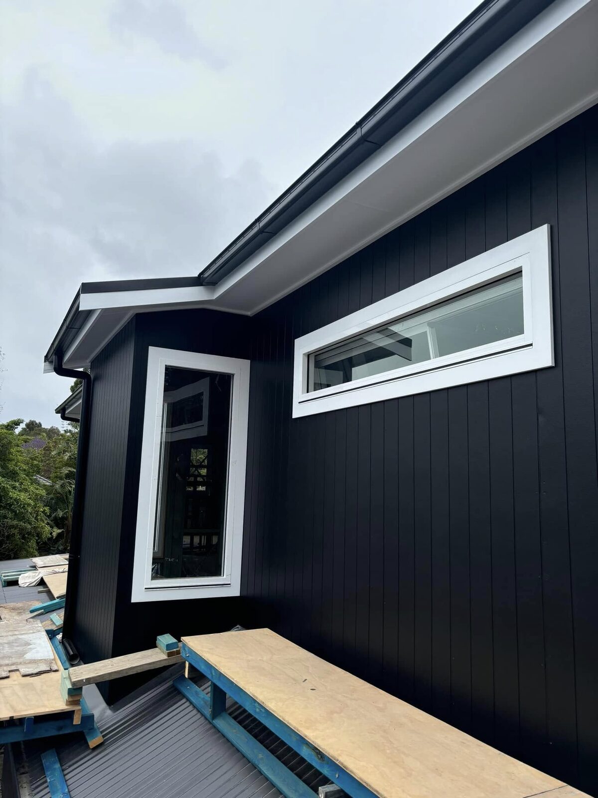 A Sydney home painted in tones of Monument, Sutherland Shire